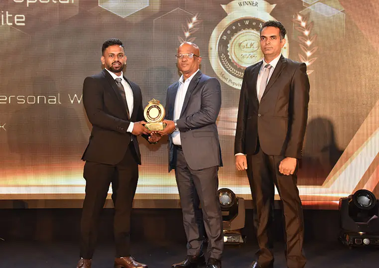 INSCRIPT team accepting a design excellence award